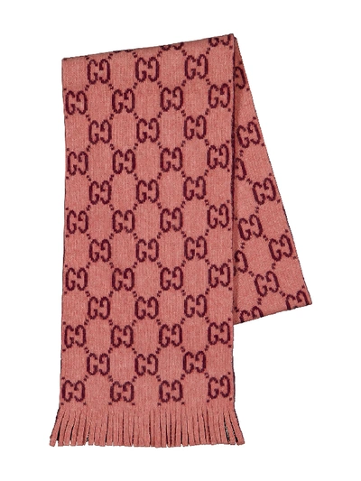 Shop Gucci Kids Scarf For Girls In Rose