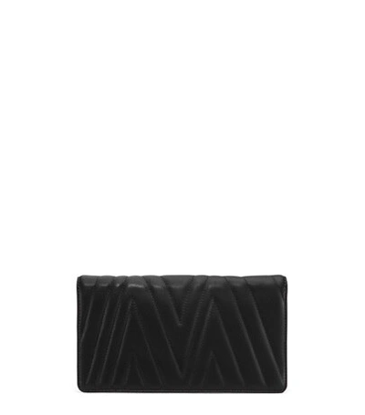 Shop Stuart Weitzman The Emelie Quilted In Black Smooth Nappa