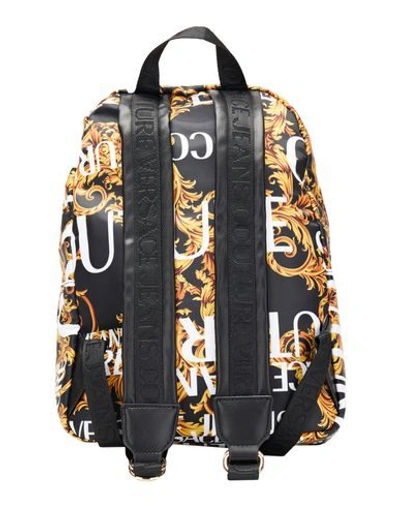 Shop Versace Jeans Backpack & Fanny Pack In Black