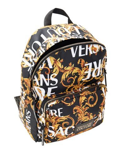 Shop Versace Jeans Backpack & Fanny Pack In Black