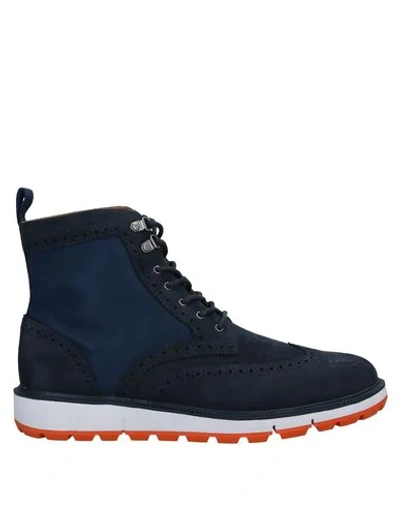 Shop Swims Ankle Boots In Dark Blue