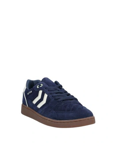 Shop Hummel Sneakers In Dark Blue