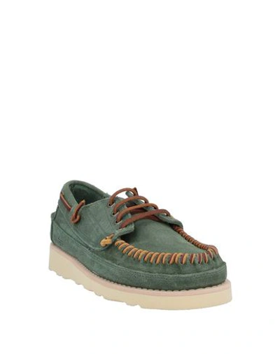 Shop Sebago Loafers In Military Green