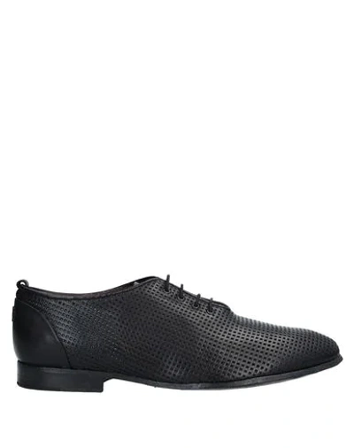 Shop Le Ruemarcel Lace-up Shoes In Black