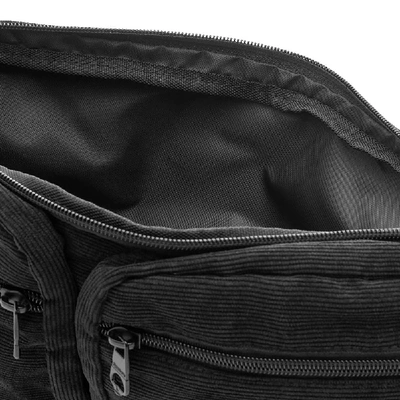 Shop Reebok Corduroy Waistbag In Black