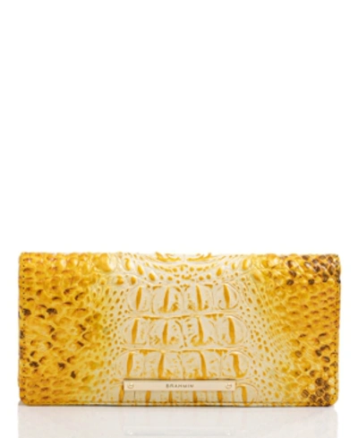 Shop Brahmin Ady Wallet Ombre Melbourne In Canary