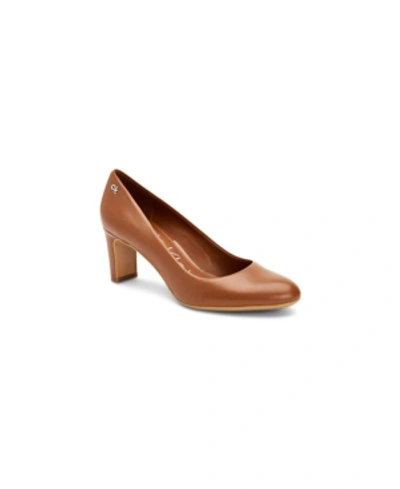 Shop Calvin Klein Women's Oska Pumps Women's Shoes In Russet