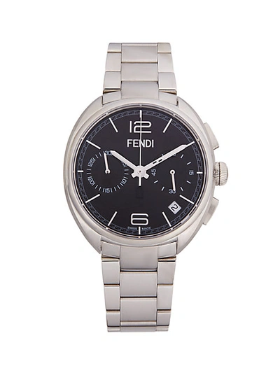 Shop Fendi Stainless Steel Chronograph Watch