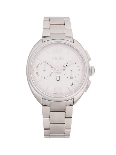 Shop Fendi Stainless Steel Chronograph Watch