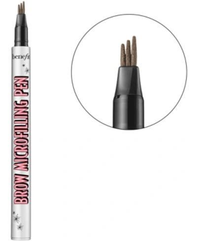 Shop Benefit Cosmetics Brow Microfilling Waterproof Eyebrow Pen In Medium Brown
