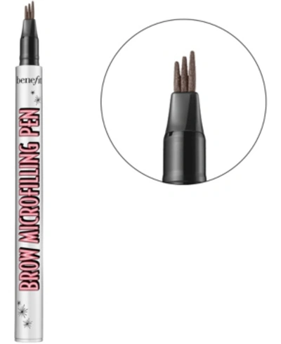 Shop Benefit Cosmetics Brow Microfilling Waterproof Eyebrow Pen In Deep Brown