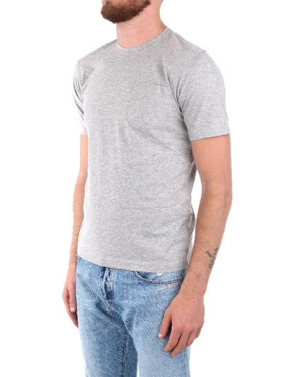 Shop Aspesi Men's Grey Cotton T-shirt