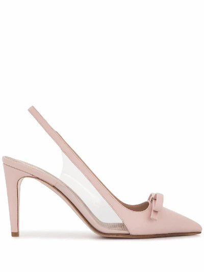 Shop Red Valentino Women's Pink Leather Heels