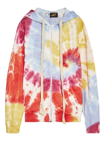 Shop Loewe Paulas Ibiza Tie Dye Zip Hoodie