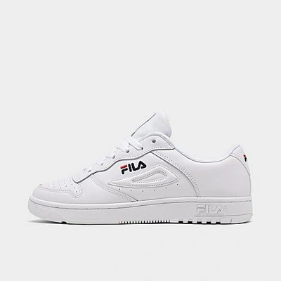 Shop Fila Women's Fx 100 Low Casual Shoes In White/ Red/ Navy
