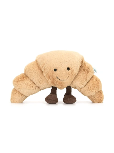 Shop Jellycat Plush Croissant Toy In Brown