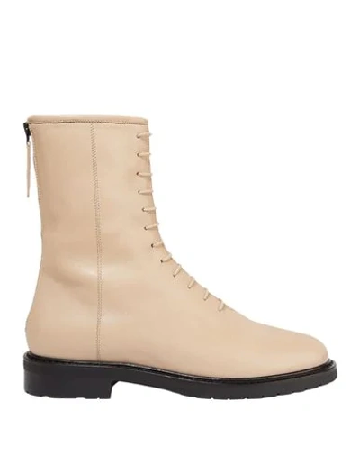 Shop Legres Ankle Boots In Beige