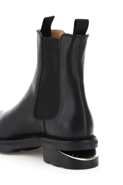 Shop Alexander Wang Andy Leather Chelsea Boots In Black