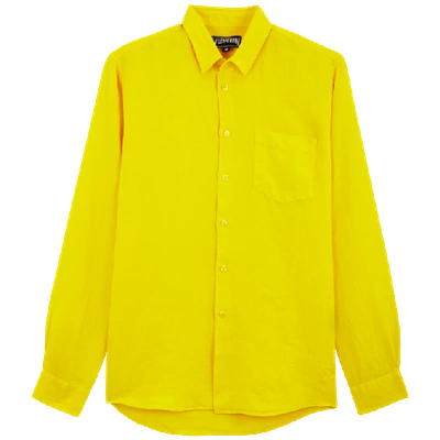 Shop Vilebrequin Shirt In Yellow