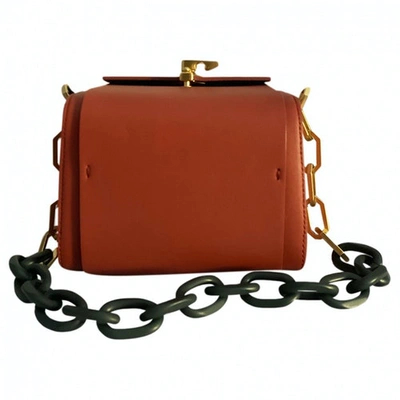 Pre-owned The Volon Orange Leather Handbag