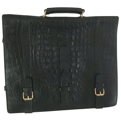 Pre-owned Bally Black Leather Bag