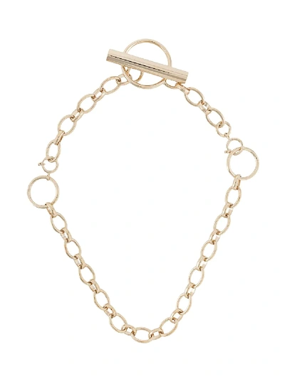 Shop D'heygere Canister Necklace In Gold