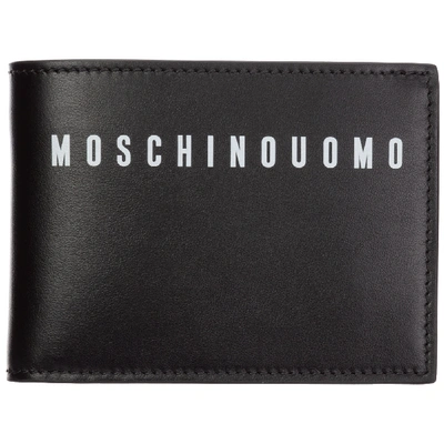 Shop Moschino Prsx Wallet In Nero