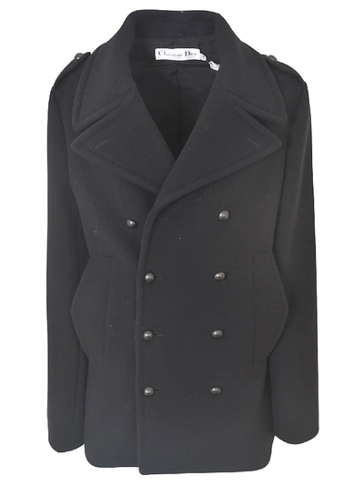 Shop Dior Double-breasted Oversize Blazer