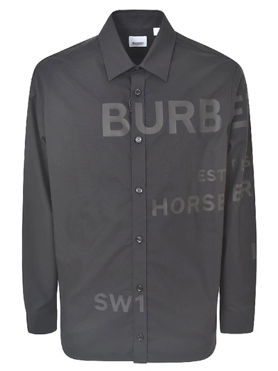 Shop Burberry Topham Shirt In Black