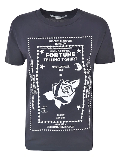 Shop Stella Mccartney Fish Fortune T-shirt In Ink