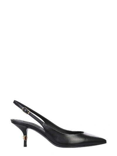 Shop Dolce & Gabbana Sling Back Sandals In Black