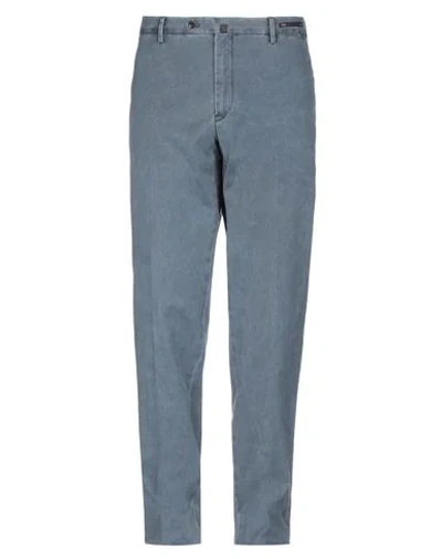 Shop Pt01 Casual Pants In Slate Blue
