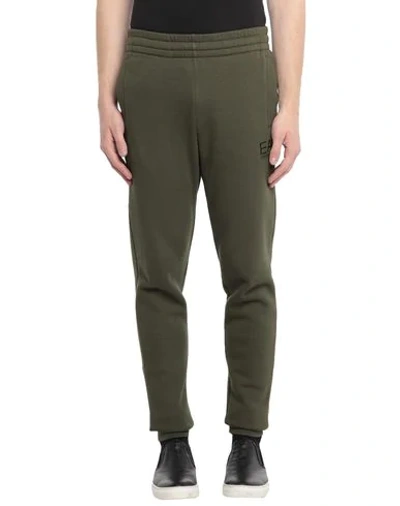 Shop Ea7 Pants In Military Green