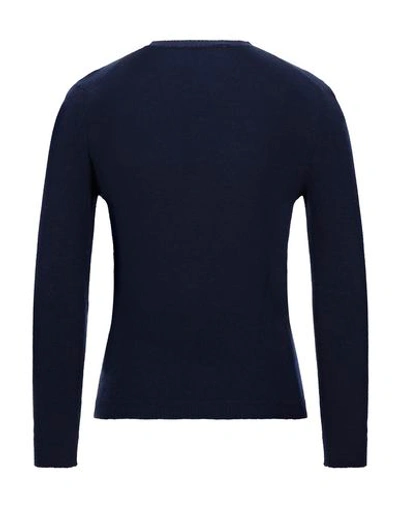 Shop Obvious Basic Sweaters In Dark Blue