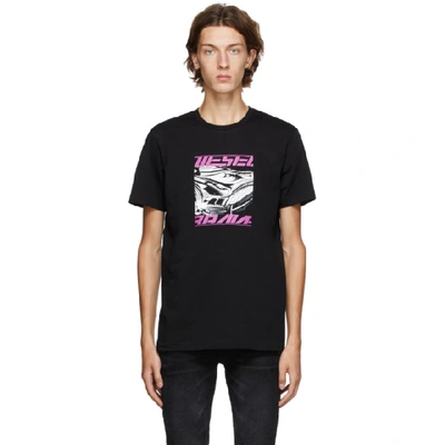 Shop Diesel Black T-diegos K33 T-shirt In 900 Black