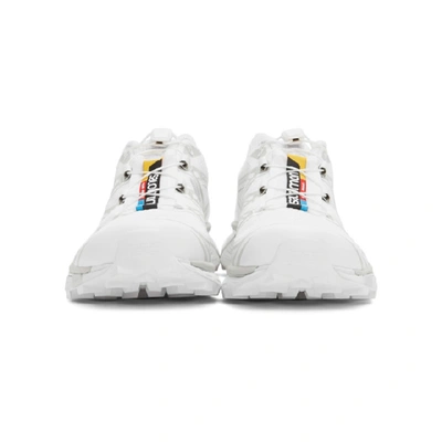 Shop Salomon White Xt-6 Advanced Sneakers
