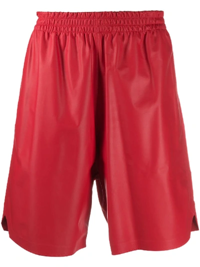 Shop Bottega Veneta Knee-length Shorts In Red