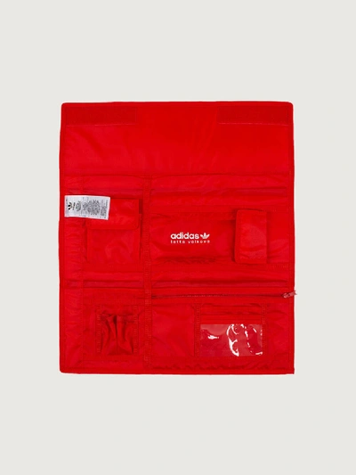 Shop Adidas X Lotta Volkova 3 Fold Clutch Red Ge7801
