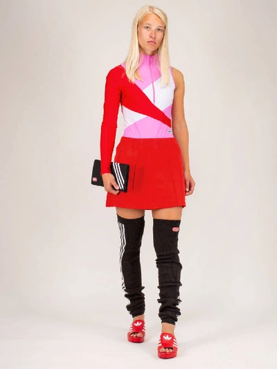Shop Adidas X Lotta Volkova Skirt Red Ft5869