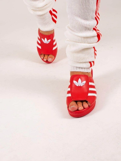 Shop Adidas X Lotta Volkova Lv Mule Red Fw4384