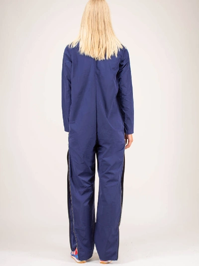 Shop Adidas X Lotta Volkova Zip Jumpsuit Navy Ge5842 In Blue