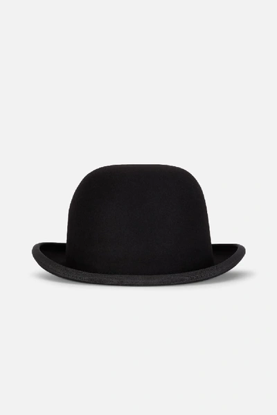 Shop Ami Alexandre Mattiussi Oversized Round Hat In Black