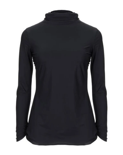 Shop Chiara Boni La Petite Robe Woman T-shirt Black Size 6 Polyamide, Elastane