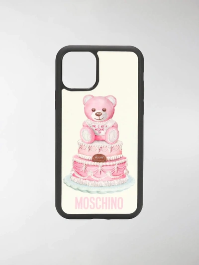 Shop Moschino Teddy Bear Iphone 11 Pro Cover In Black