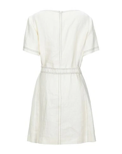 Shop Tory Burch Short Dresses In Ivory