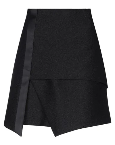 Shop Karl Lagerfeld Midi Skirts In Black
