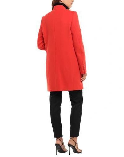 Shop Stella Mccartney Coat In Red