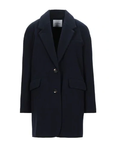 Shop American Vintage Coats In Dark Blue