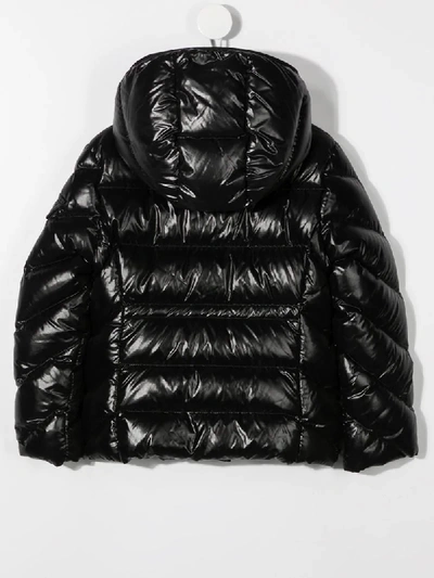 Shop Moncler Padded Zip-up Down Jacket In Black