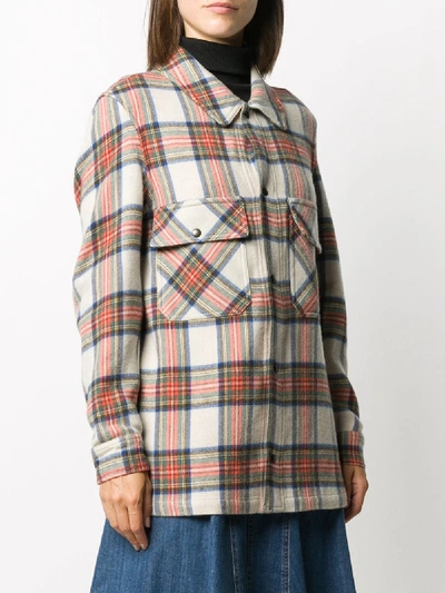 Shop Pierre-louis Mascia Wool Jacket In Multicolor